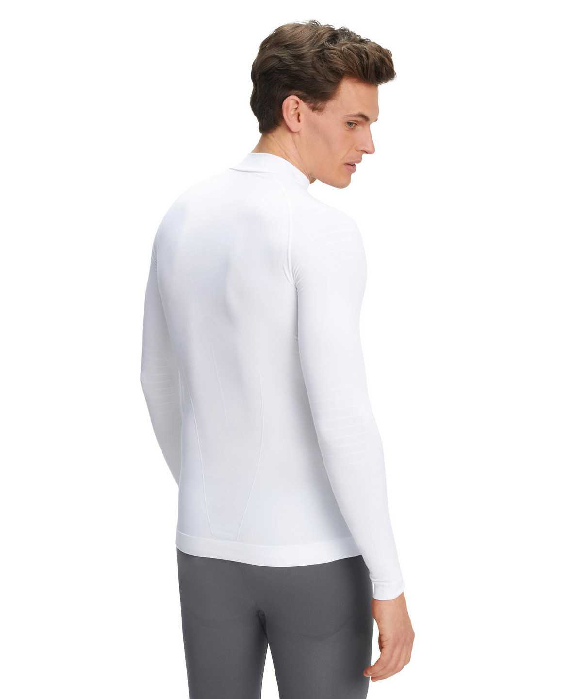 Pánské Long Sleeve T-Shirts Falke Long sleeve shirt Warm Bílé | 7189QKIXS