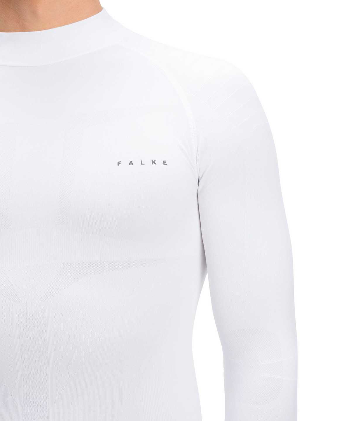 Pánské Long Sleeve T-Shirts Falke Long sleeve shirt Warm Bílé | 7189QKIXS