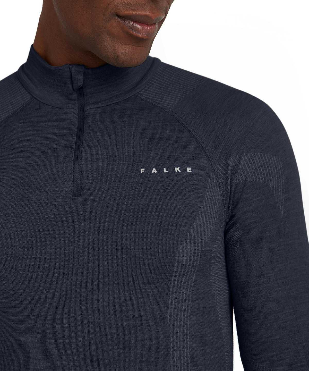 Pánské Long Sleeve T-Shirts Falke Long sleeve shirt Wool-Tech Blankyt | 6018PABSZ