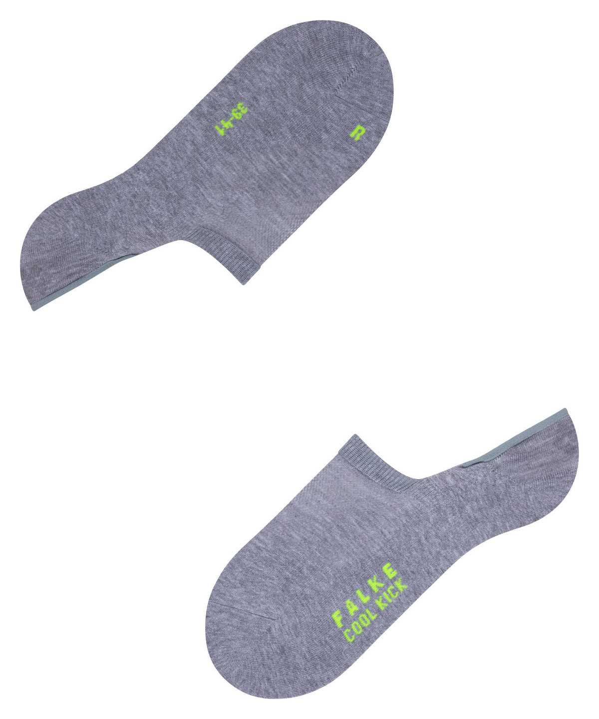 Pánské No Show Socks Falke Cool Kick Invisibles Šedé | 8170SFJNR