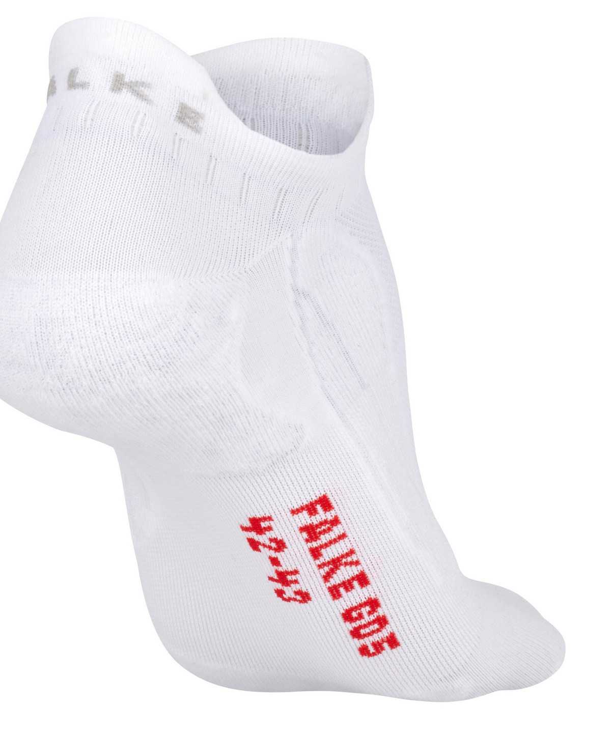 Pánské No Show Socks Falke GO5 Invisible Golf Invisibles Bílé | 9378KUYHC