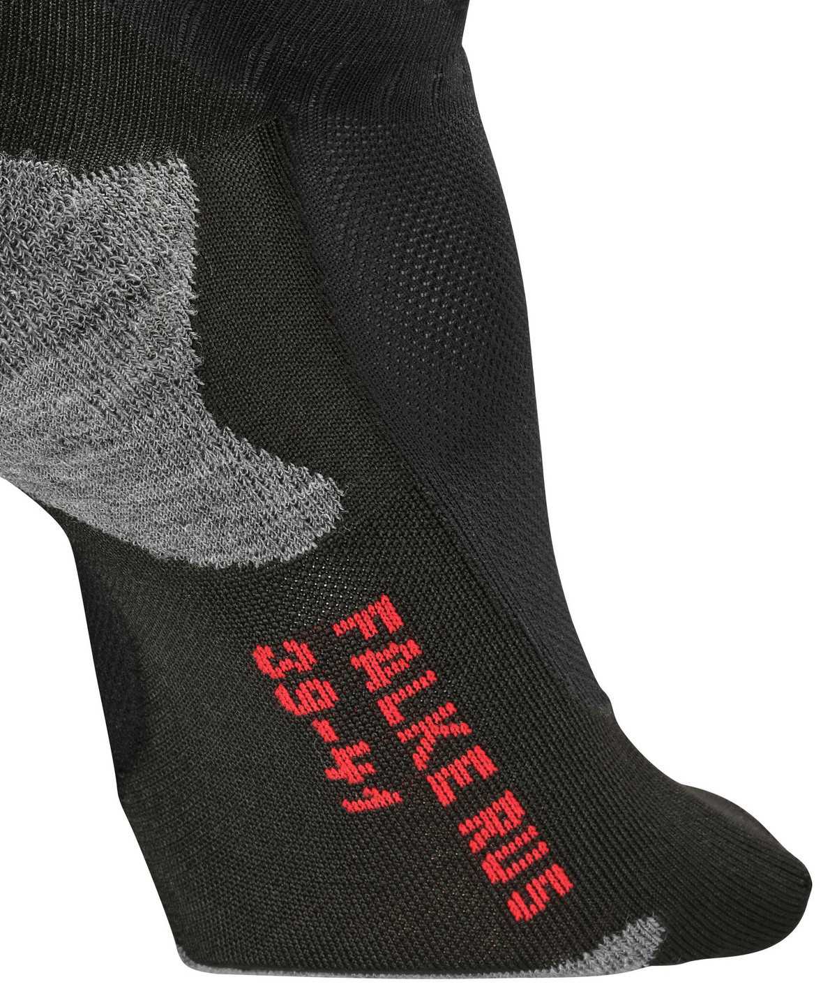 Pánské No Show Socks Falke RU5 Race Invisible Running Invisibles Černé | 8261NSFZL