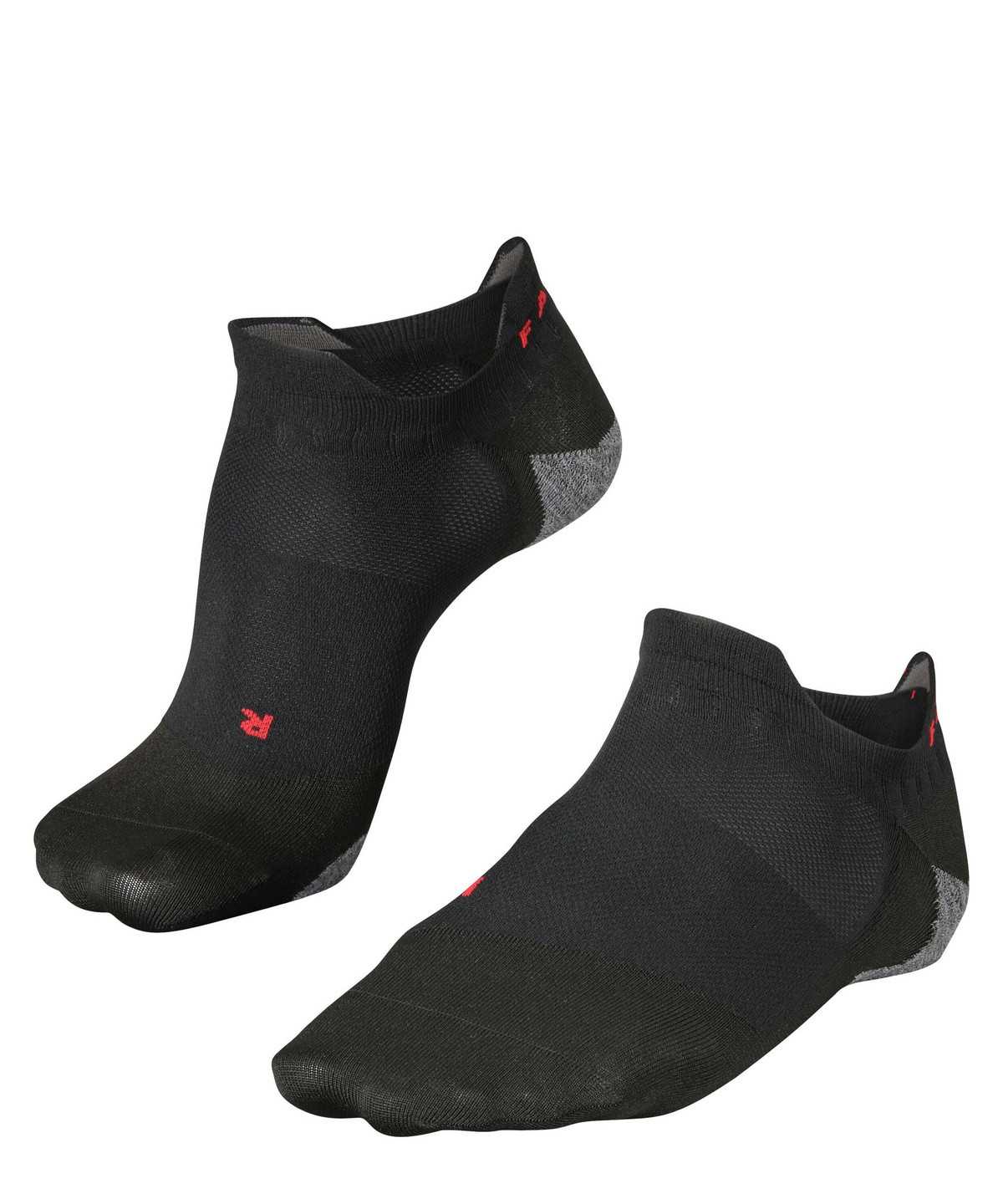 Pánské No Show Socks Falke RU5 Race Invisible Running Invisibles Černé | 8261NSFZL