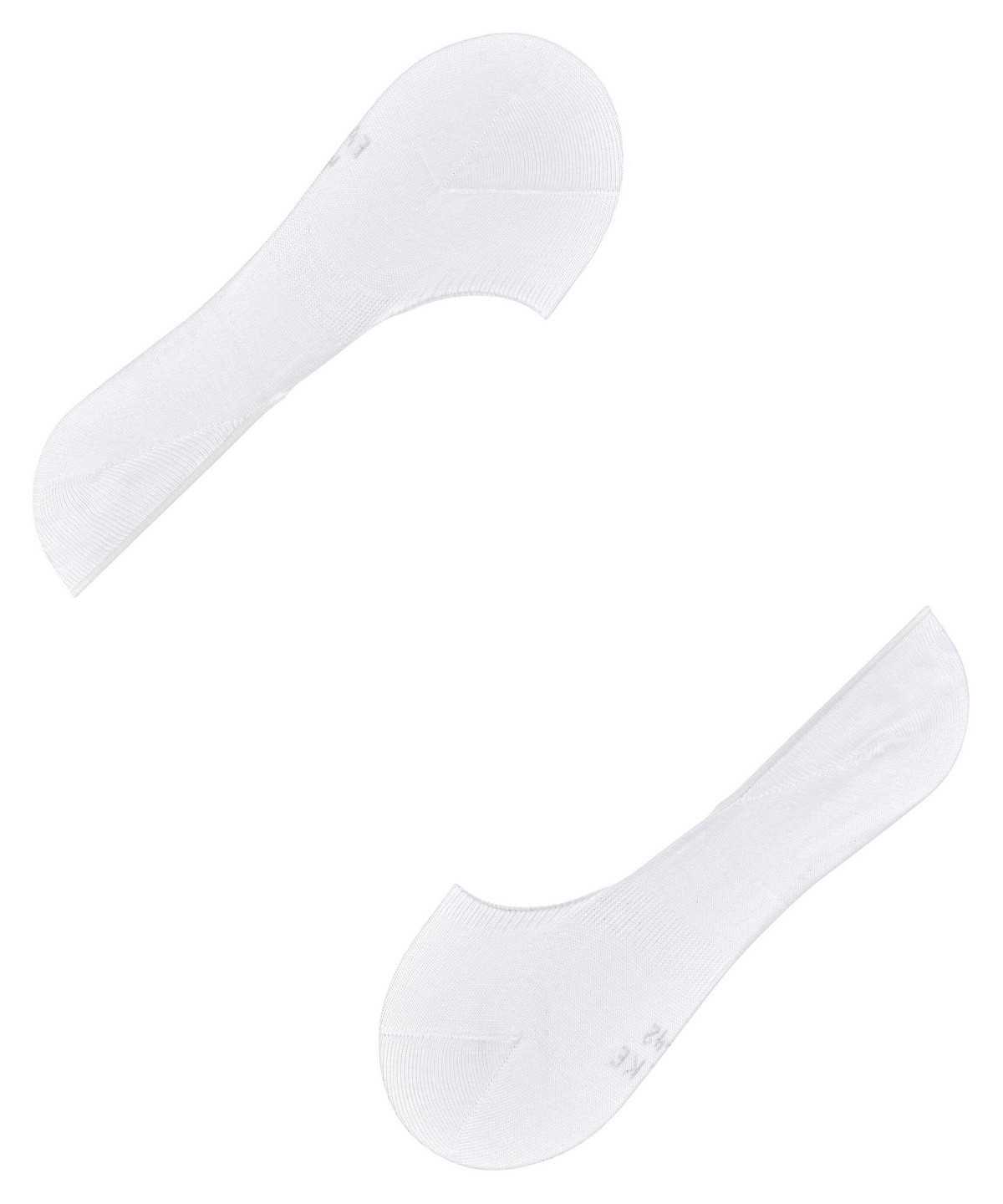 Pánské No Show Socks Falke Step Medium Cut Invisibles Bílé | 3082NSPFE