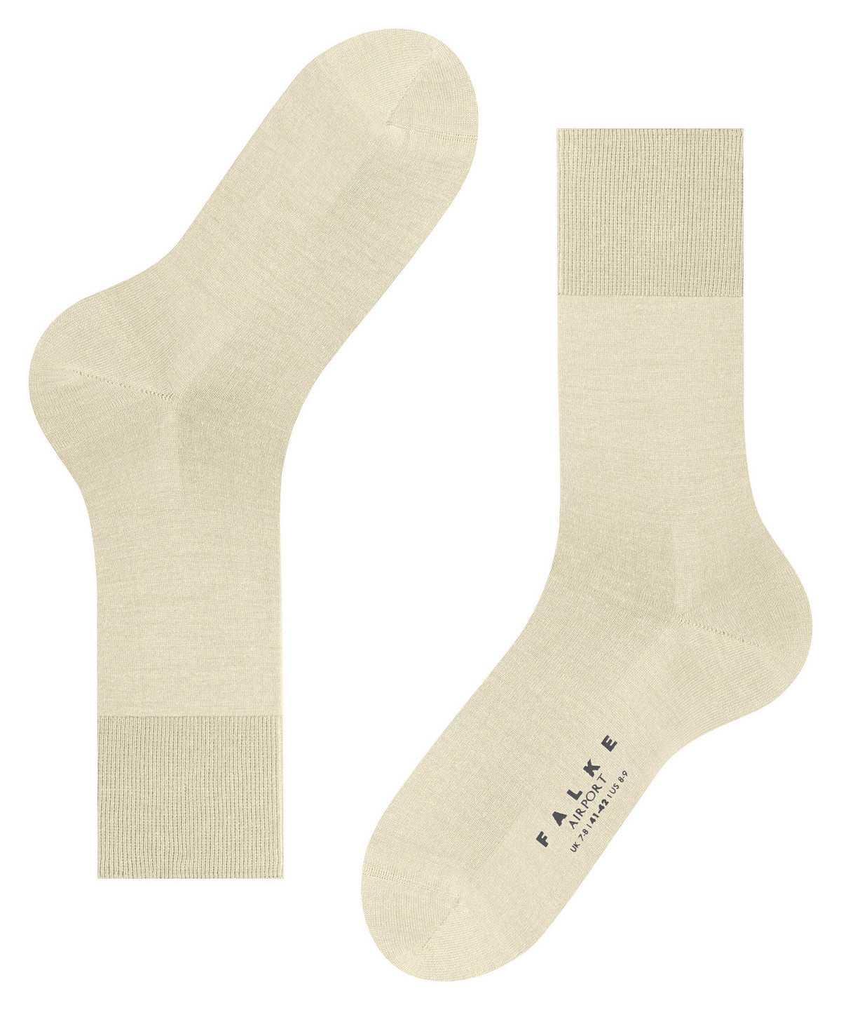 Pánské Ponožky Falke Airport Socks Bílé | 1857OWNZS