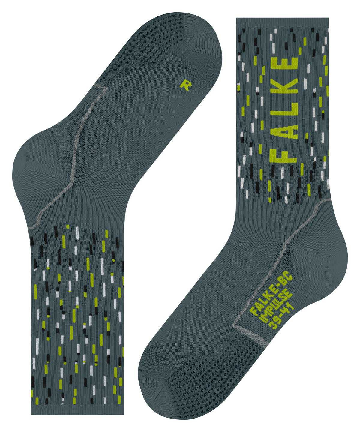 Pánské Ponožky Falke BC Impulse Biking Socks Šedé | 1230LRNKM