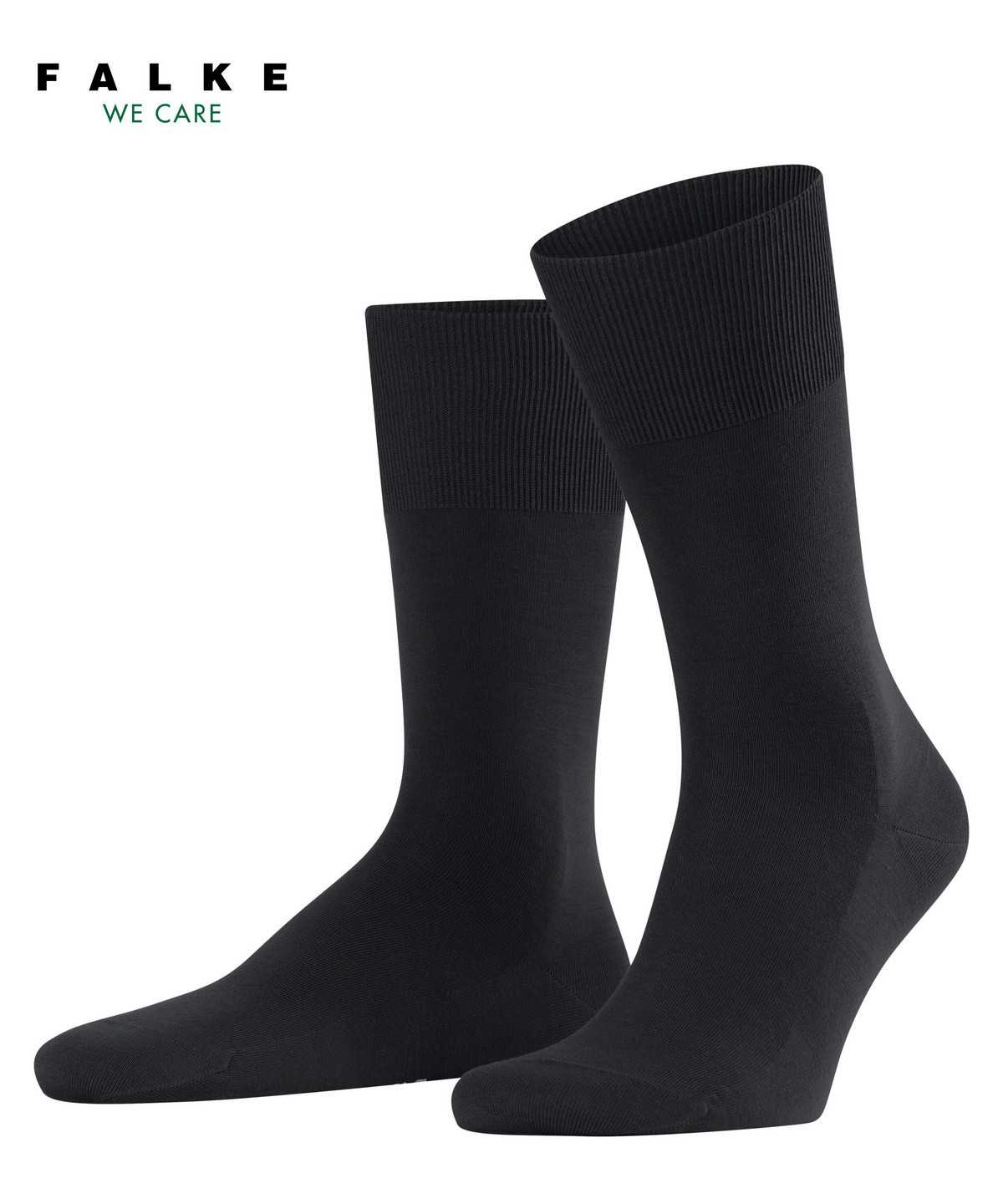 Pánské Ponožky Falke ClimaWool Socks Černé | 2861XLJVY