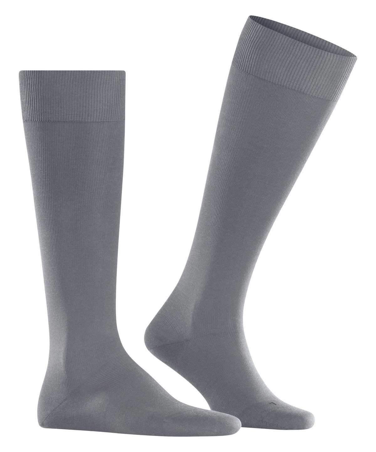 Pánské Ponožky Falke Energizing Cotton Knee-high Socks Šedé | 3528RUKJG