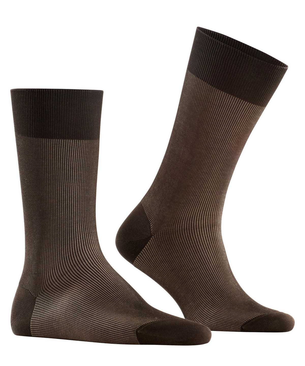 Pánské Ponožky Falke Fine Shadow Socks Hnědé | 0415TLRMY