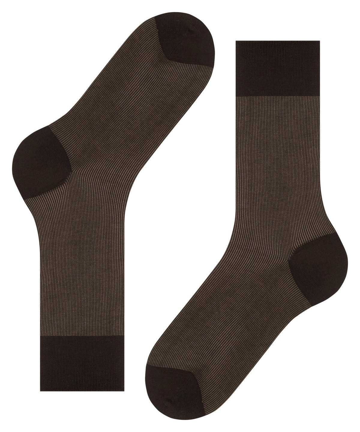 Pánské Ponožky Falke Fine Shadow Socks Hnědé | 0415TLRMY