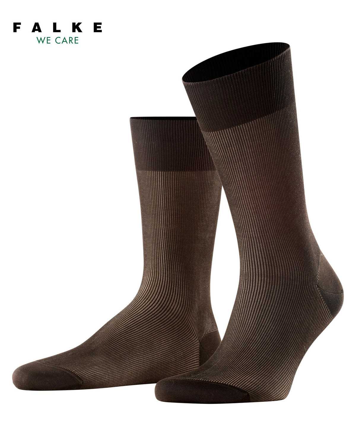 Pánské Ponožky Falke Fine Shadow Socks Hnědé | 0415TLRMY