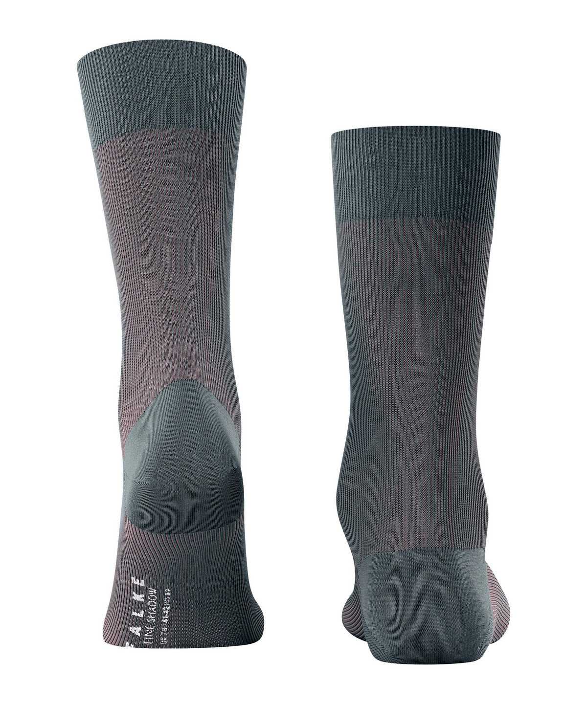 Pánské Ponožky Falke Fine Shadow Socks Šedé | 1608LVUIB