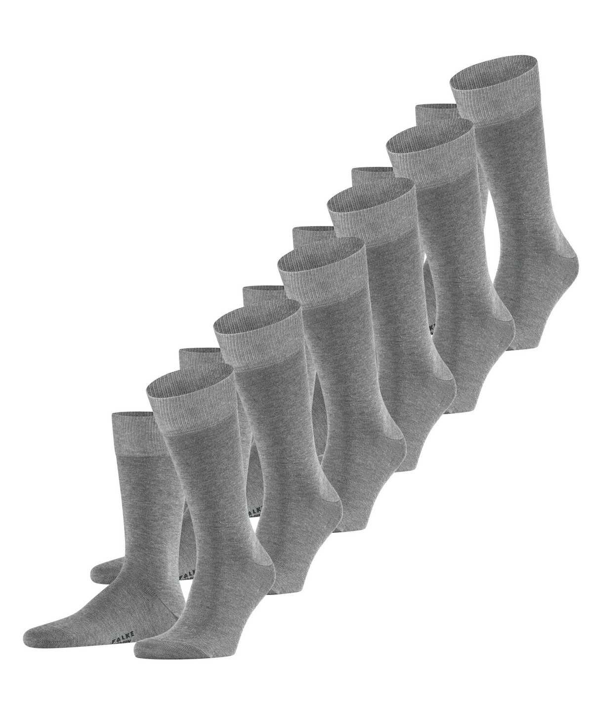 Pánské Ponožky Falke Happy 6-Pack Socks Šedé | 9053OHYSQ