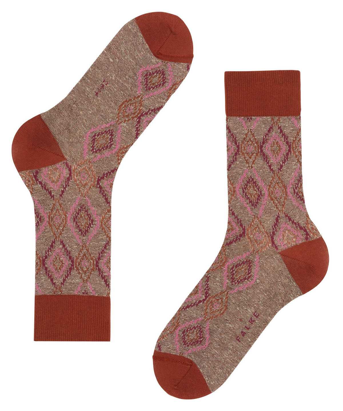 Pánské Ponožky Falke Ikat Spell Socks Hnědé | 3547PVCDN