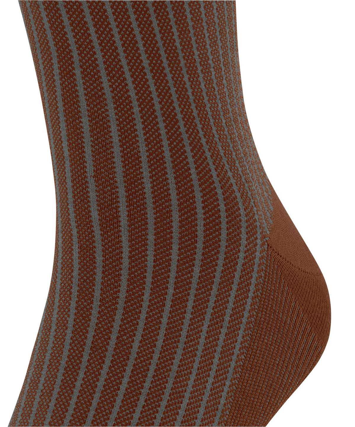 Pánské Ponožky Falke Oxford Stripe Knee-high Socks Hnědé | 8492EPBMR