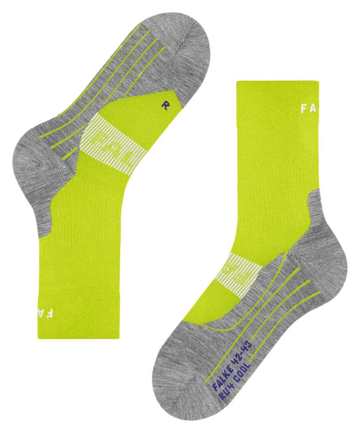 Pánské Ponožky Falke RU4 Endurance Cool Running Socks Zelene | 5481TISPU