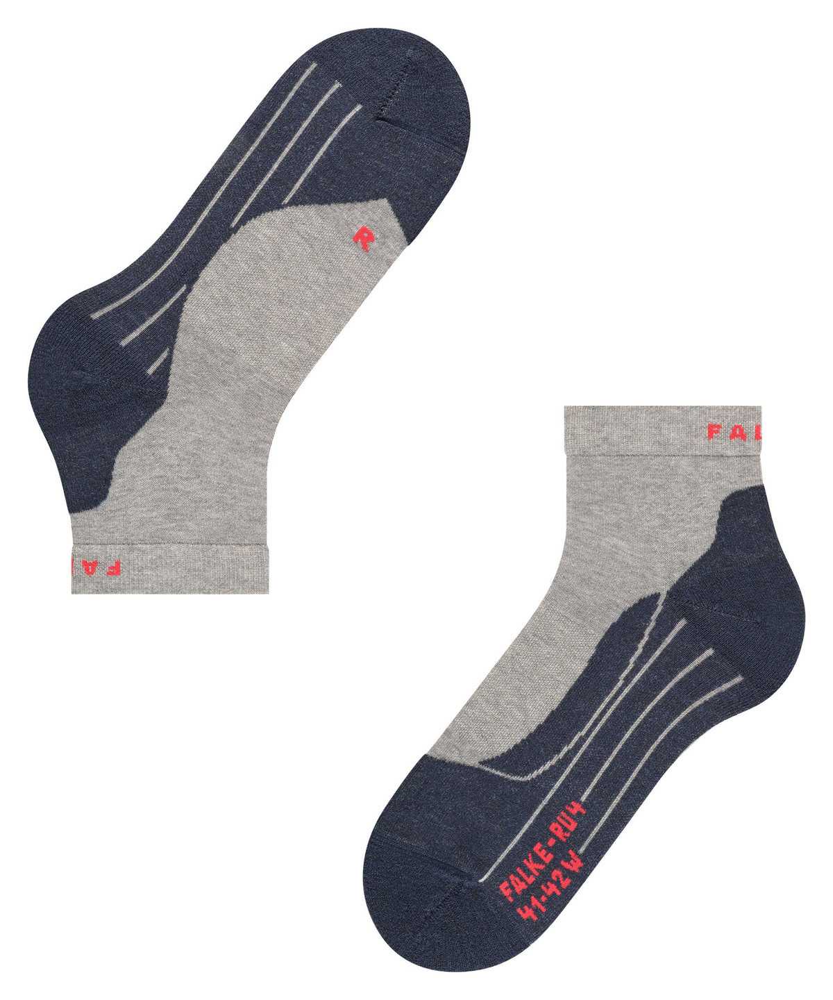 Pánské Ponožky Falke RU4 Endurance Short Running Short sock Šedé | 0796MHLXO