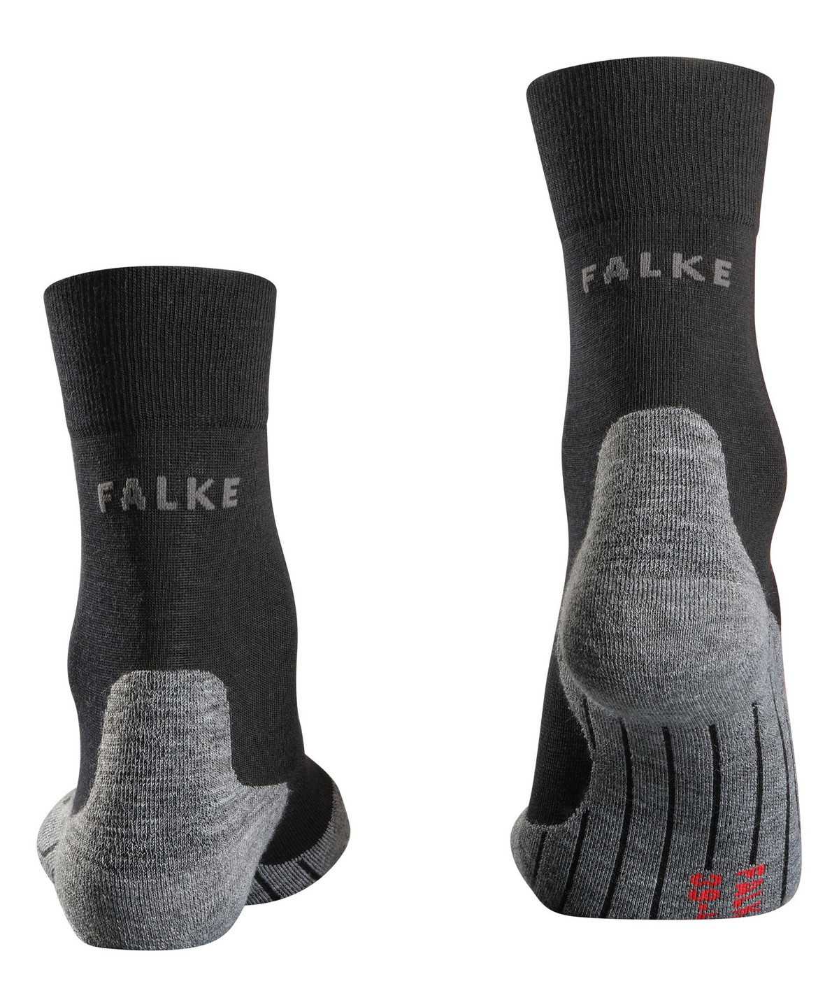 Pánské Ponožky Falke RU4 Endurance Wool Running Socks Černé | 9576TXWSV