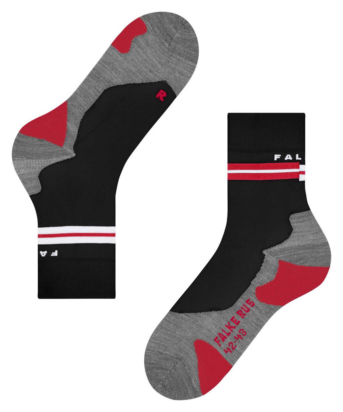 Pánské Ponožky Falke RU5 Race Running Socks Černé | 0283LRKXP