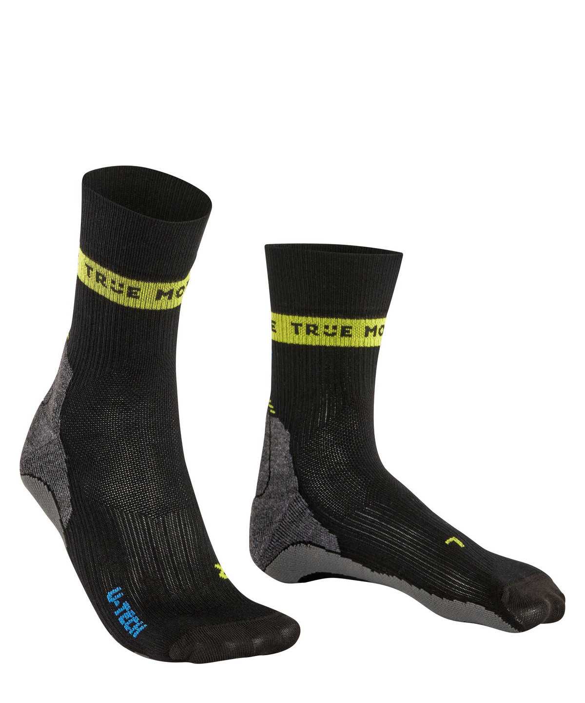 Pánské Ponožky Falke RU True Motion Aion Running Socks Černé | 6095RNVDK