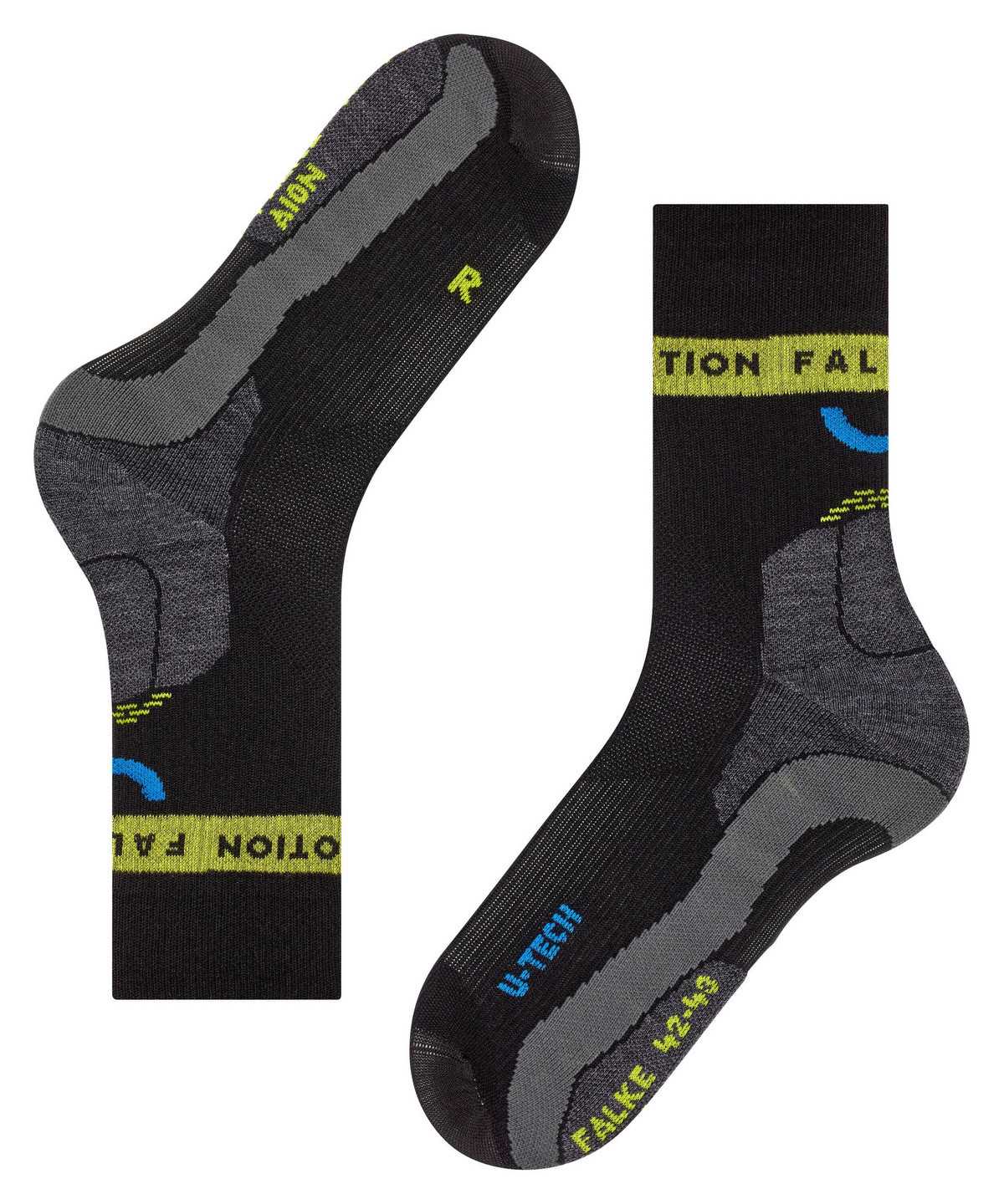 Pánské Ponožky Falke RU True Motion Aion Running Socks Černé | 6095RNVDK