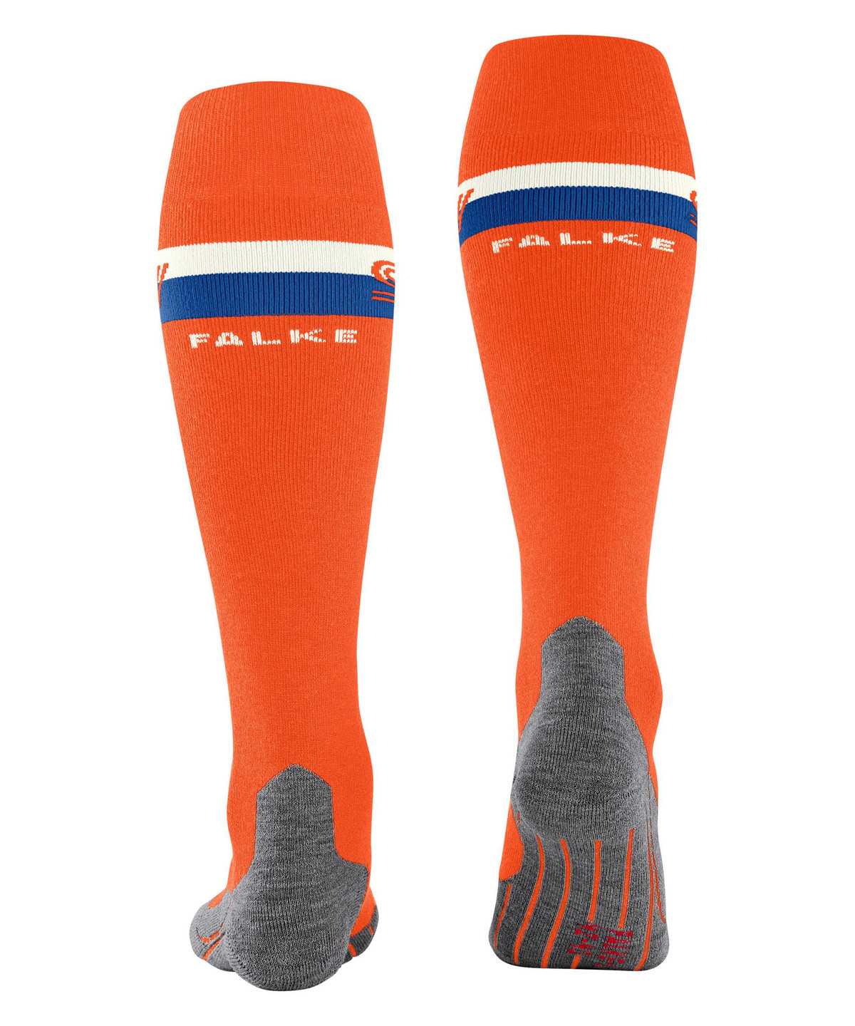 Pánské Ponožky Falke SK2 Intermediate Skiing Knee-high Socks Oranžové | 4870ZUHFM