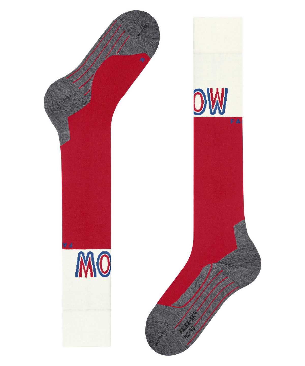 Pánské Ponožky Falke SK4 Advanced Skiing Knee-high Socks Červené | 1645PZCGU