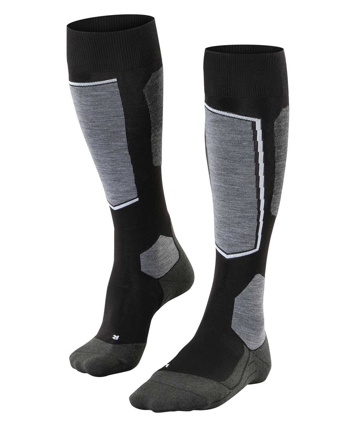 Pánské Ponožky Falke SK6 Pro Skiing Knee-high Socks Černé | 1345UCOHZ