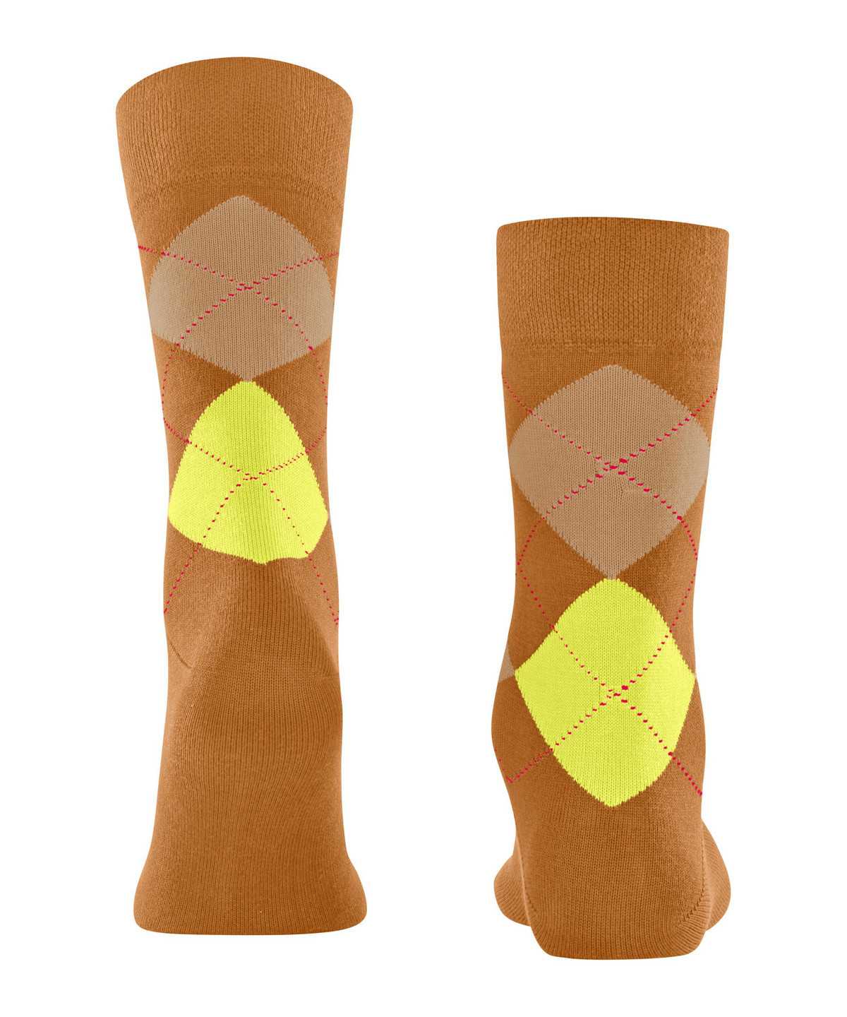 Pánské Ponožky Falke Sensitive Argyle Socks Oranžové | 9102OXDZI