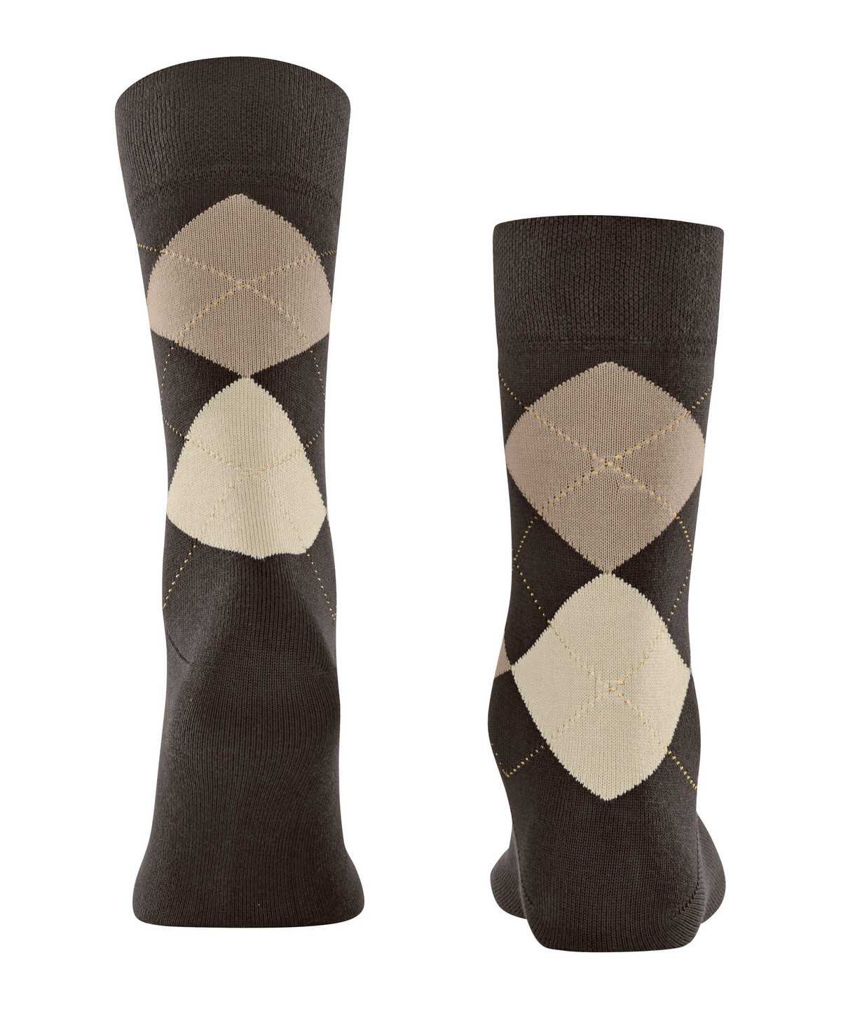 Pánské Ponožky Falke Sensitive Argyle Socks Hnědé | 8239VZALP