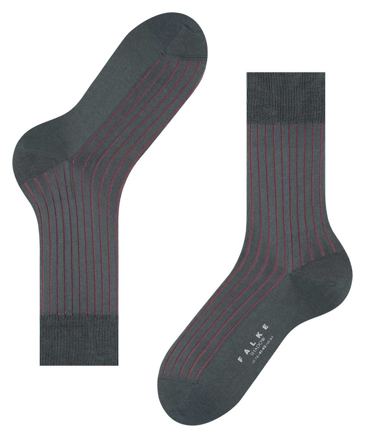 Pánské Ponožky Falke Shadow Socks Šedé | 1542LWMEJ