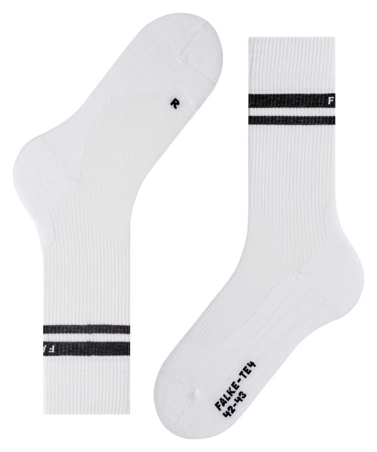 Pánské Ponožky Falke TE4 Classic Tennis Socks Bílé | 7981DEYUA