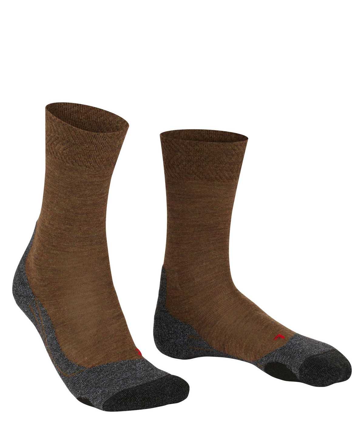 Pánské Ponožky Falke TK2 Explore Melange Trekking Socks Hnědé | 3601UFQBJ