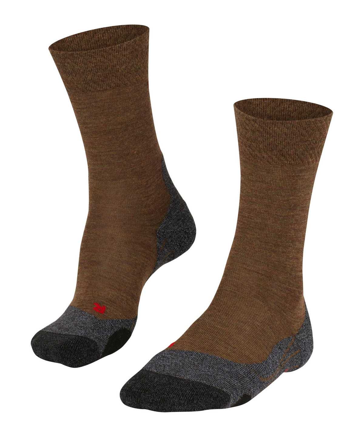 Pánské Ponožky Falke TK2 Explore Melange Trekking Socks Hnědé | 3601UFQBJ