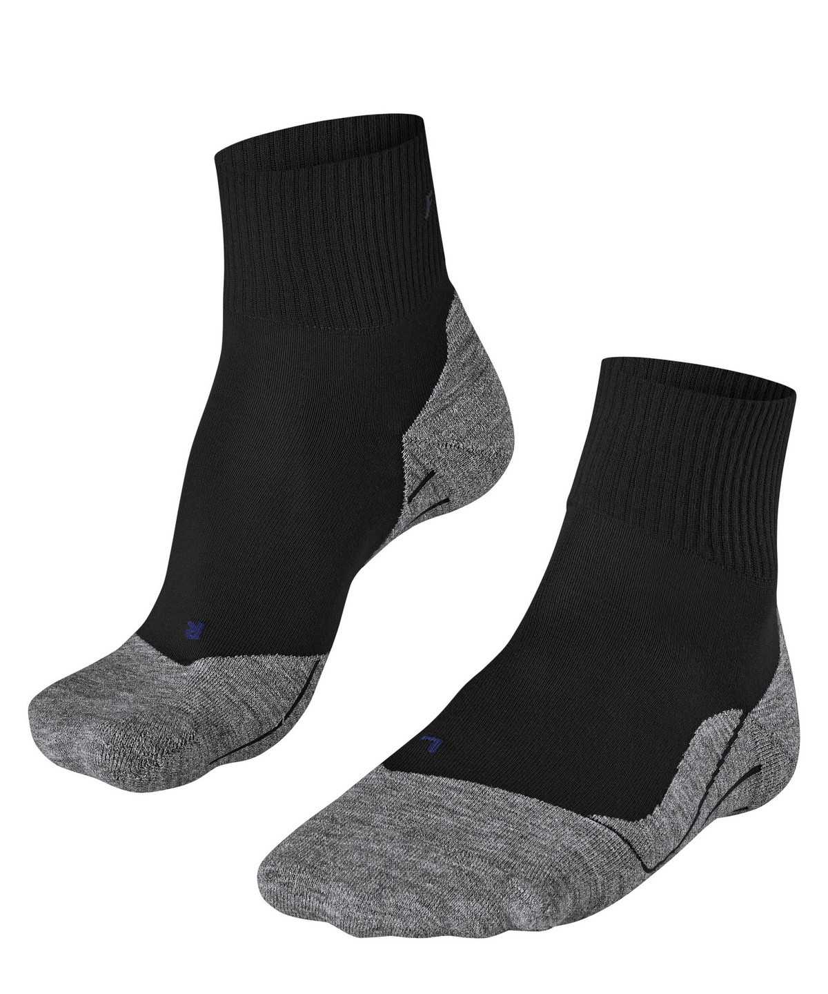 Pánské Ponožky Falke TK5 Wander Cool Short Trekking Short sock Černé | 6809GFPDE