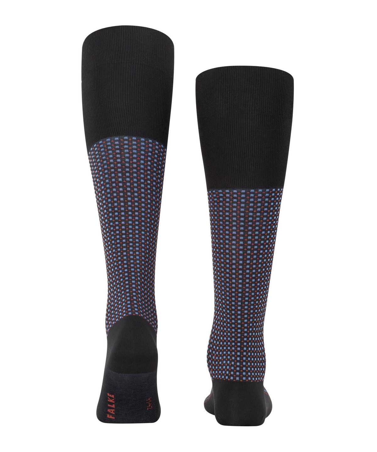 Pánské Ponožky Falke Uptown Tie Knee-high Socks Černé | 5730PRJXH