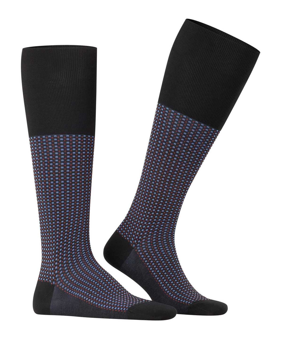 Pánské Ponožky Falke Uptown Tie Knee-high Socks Černé | 5730PRJXH