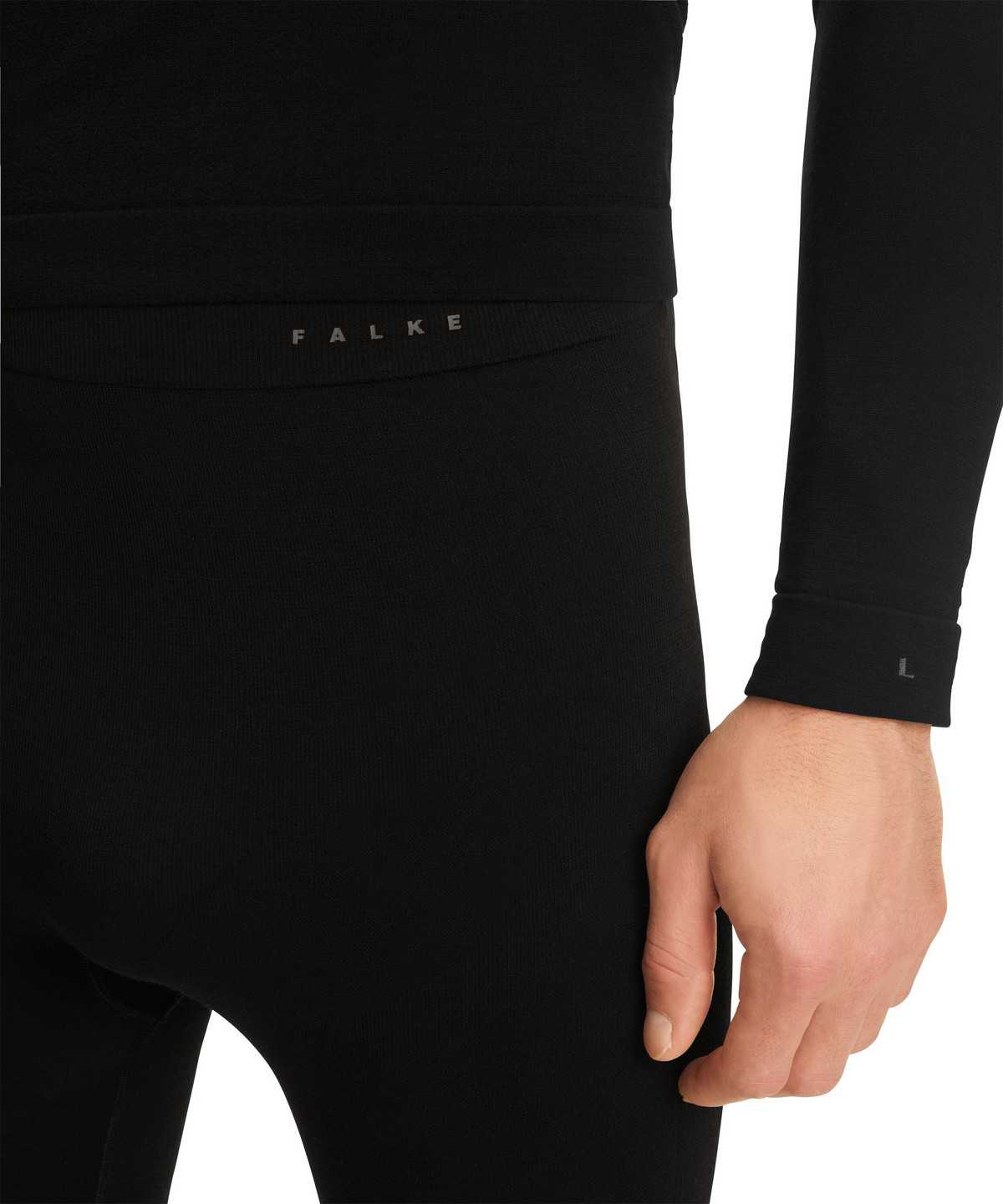 Pánské Tights Falke Tights Wool-Tech Light Černé | 4193DRTAG